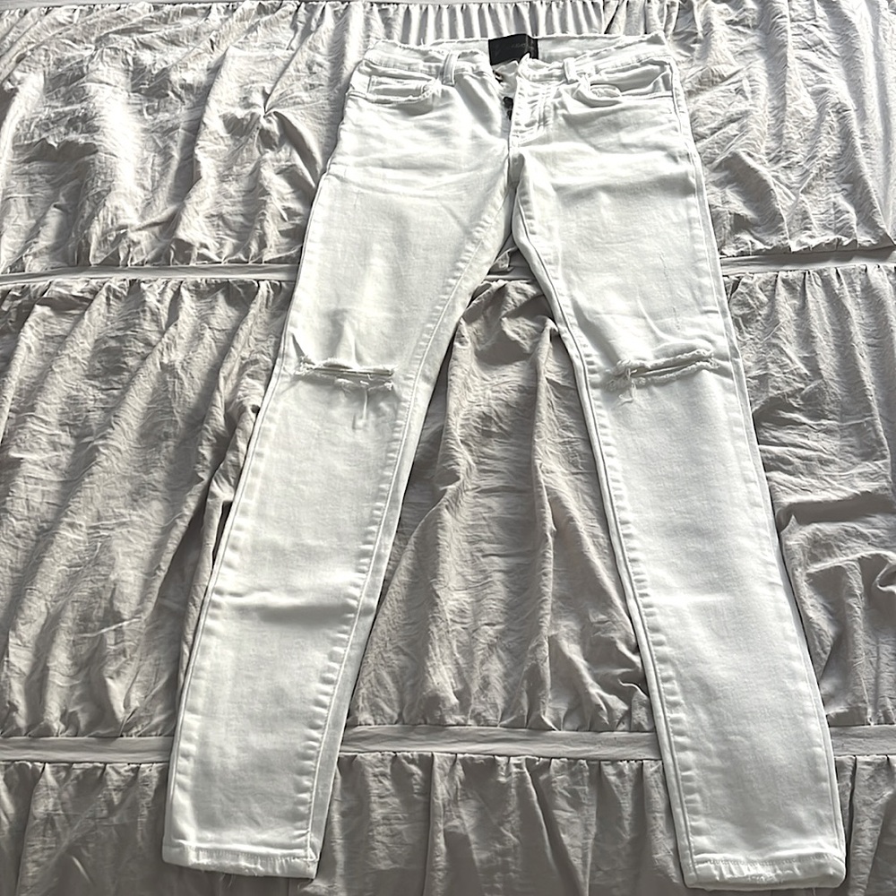 Valabasas White Skinny Jeans